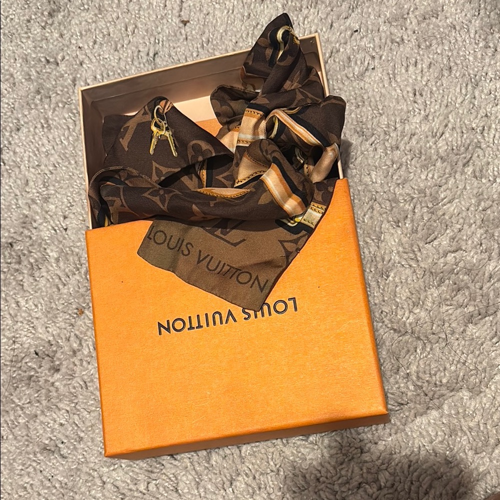 Louis Vuitton Brown Monogram Scarf